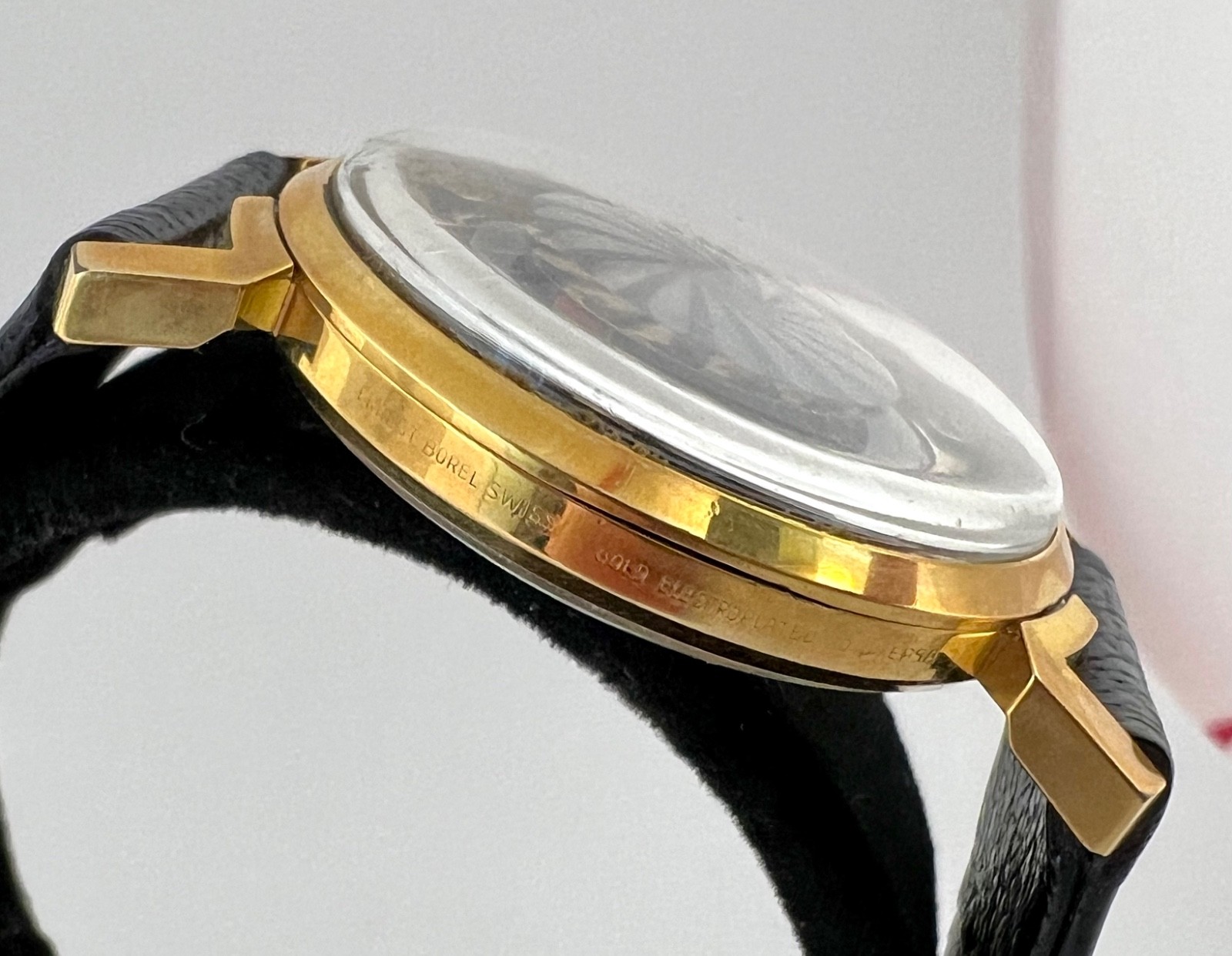BOREL / SYNCHRON COCKTAIL WATCH BLOOMING FLOWER MYSTERY DIAL, SKELETON 17J SWISS