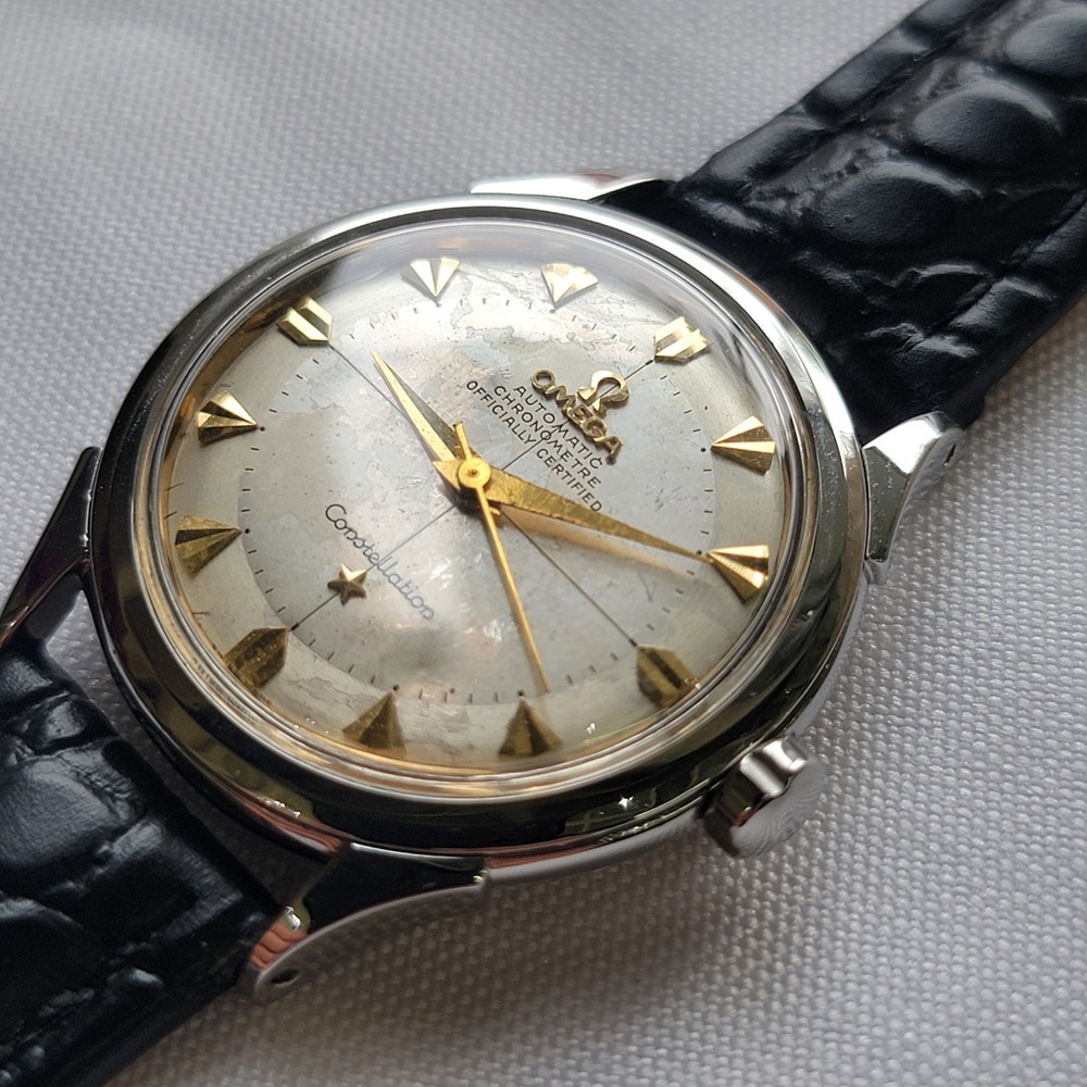 Omega Constellation Ref 2782 Mens 35mm 1950s Vintage Bumper Automatic RA718