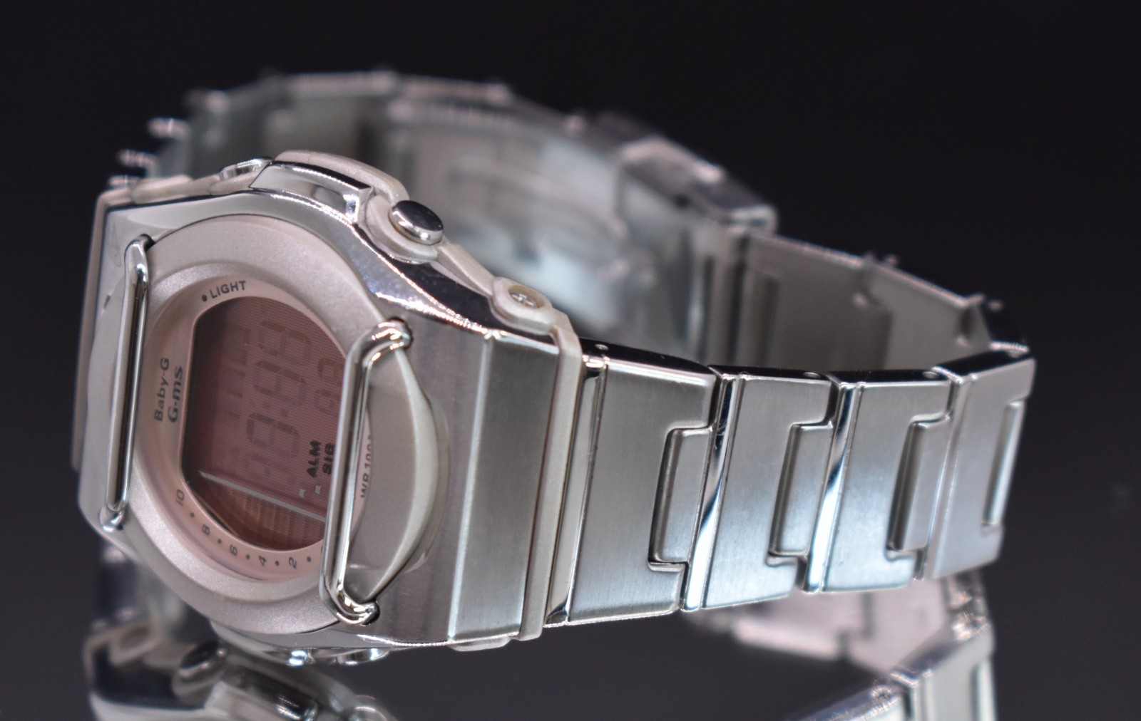 Y2K Casio Baby G G-MS MSG-160D 36mm Digital Watch LCD 10 Bar 2004