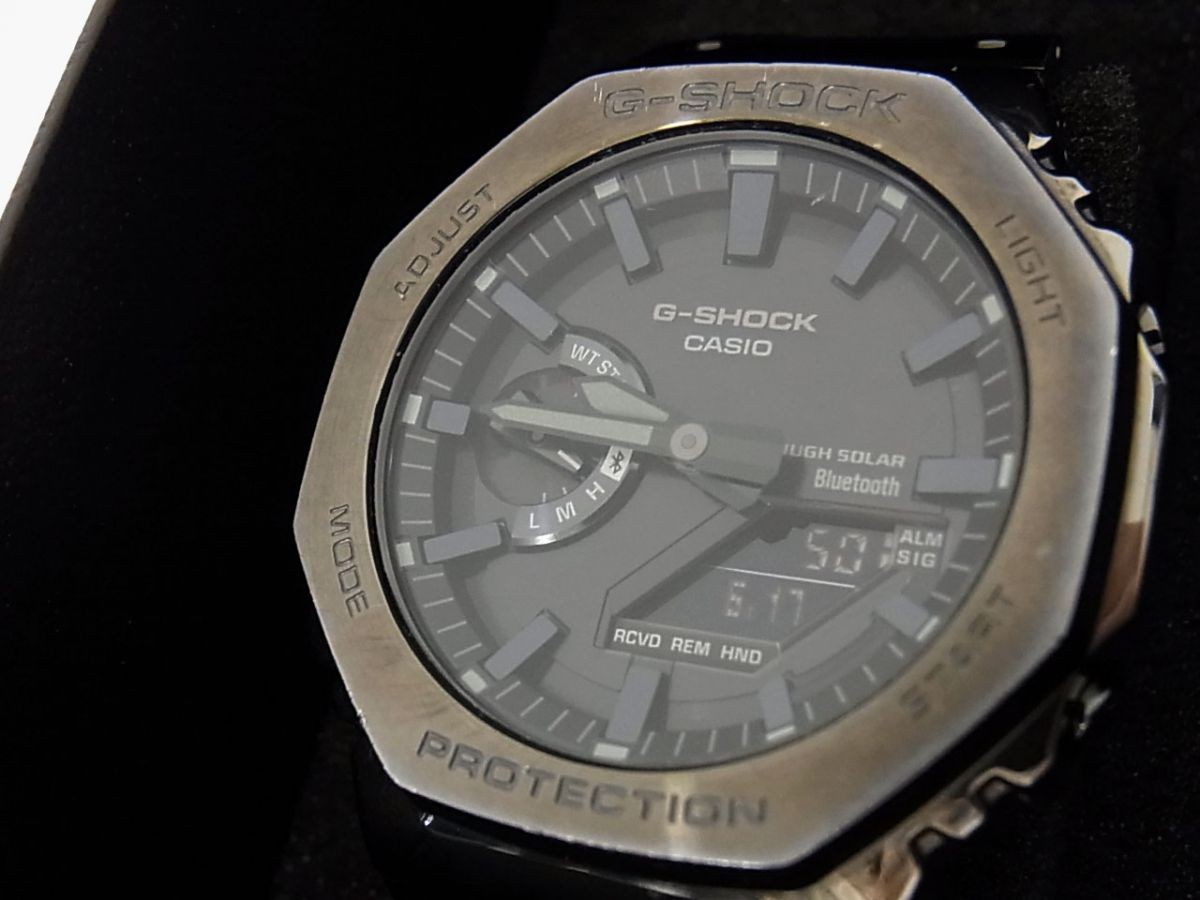 Function Checked CASIO G SHOCK GM B2100BD 1AJF Bluetooth Equipped Full Metal Sol