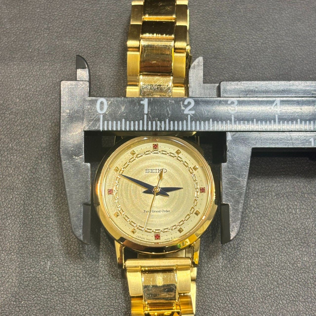 Rare SEIKO Fate/Grand Order Archer Gilgamesh Gold Watch Limited Japan Used