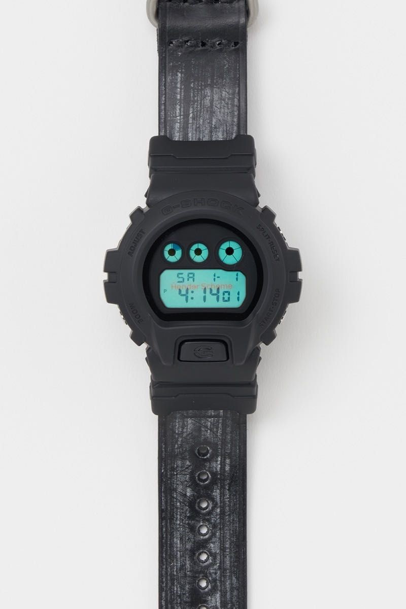 New Rare Hender Scheme G-Shock DW6900 New All Black Collaboration Watch G-Shock