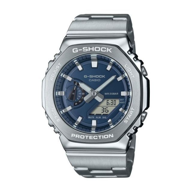 Casio CASIO G SHOCK G SHOCK New Digital Analog Combination Metal Bracelet GM 211
