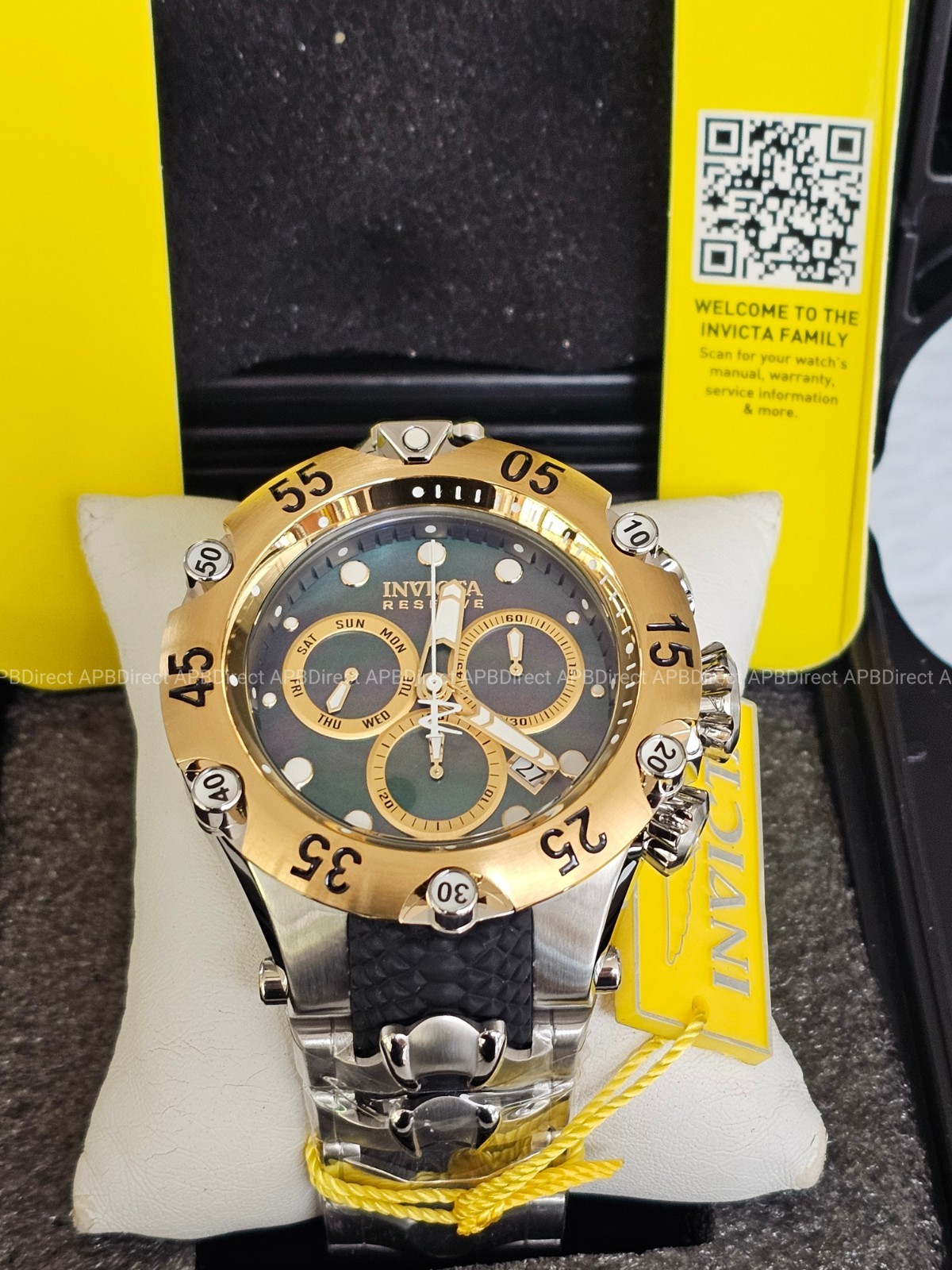 Invicta – Venom COBRA – Swiss Z60 Chronograph Mother-of-Pearl Dial – mens watch