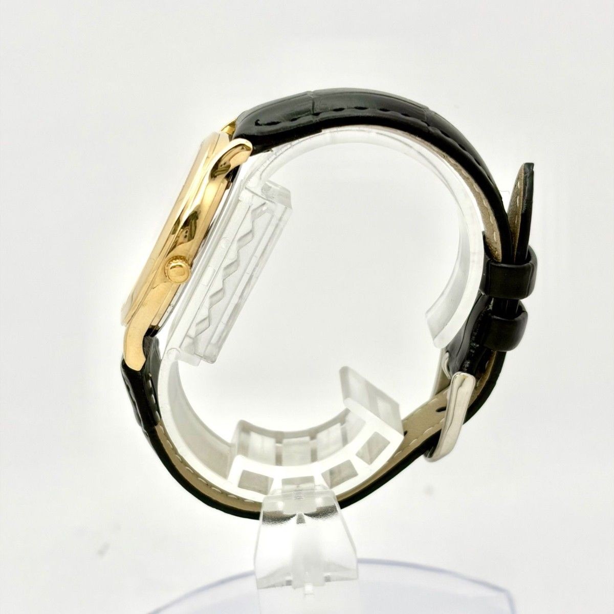 New Battery SEIKO SPIRIT Men’s Watch Gold 5E32 6A3A 390154 New Strap