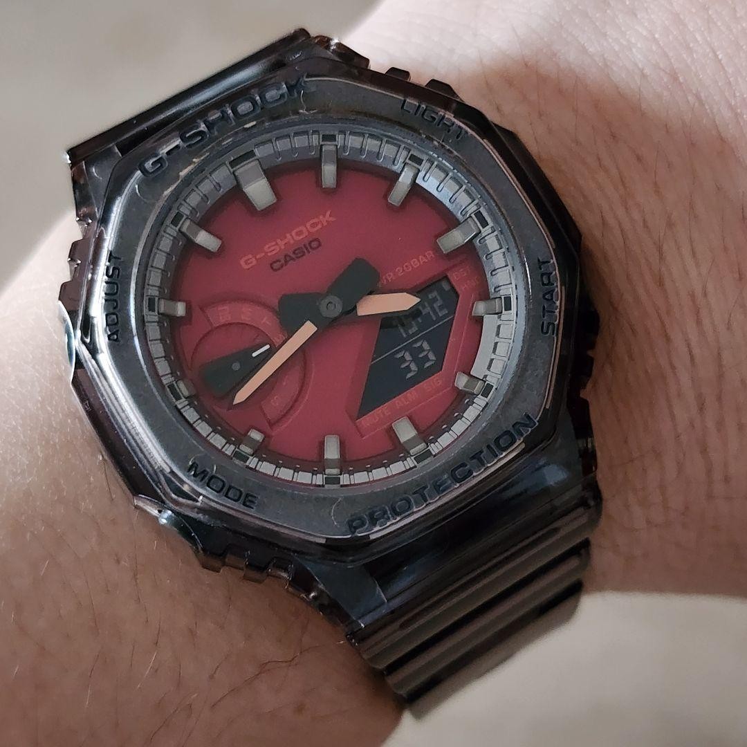 CASIO Casio G-SHOCK GMA-S2100 Red Red Custom