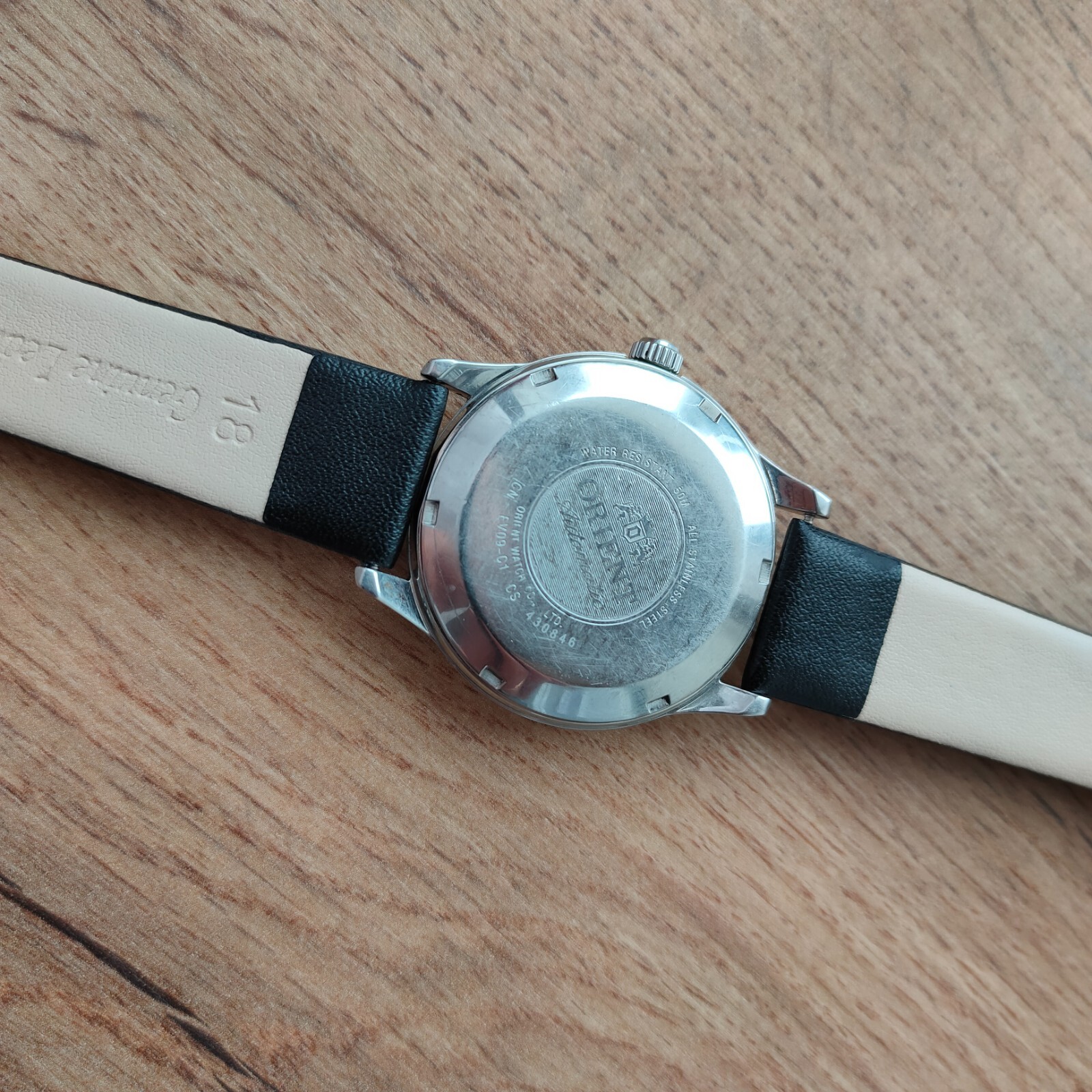 Rare Orient President Titanium watch day date orient Automatic Watch black watch