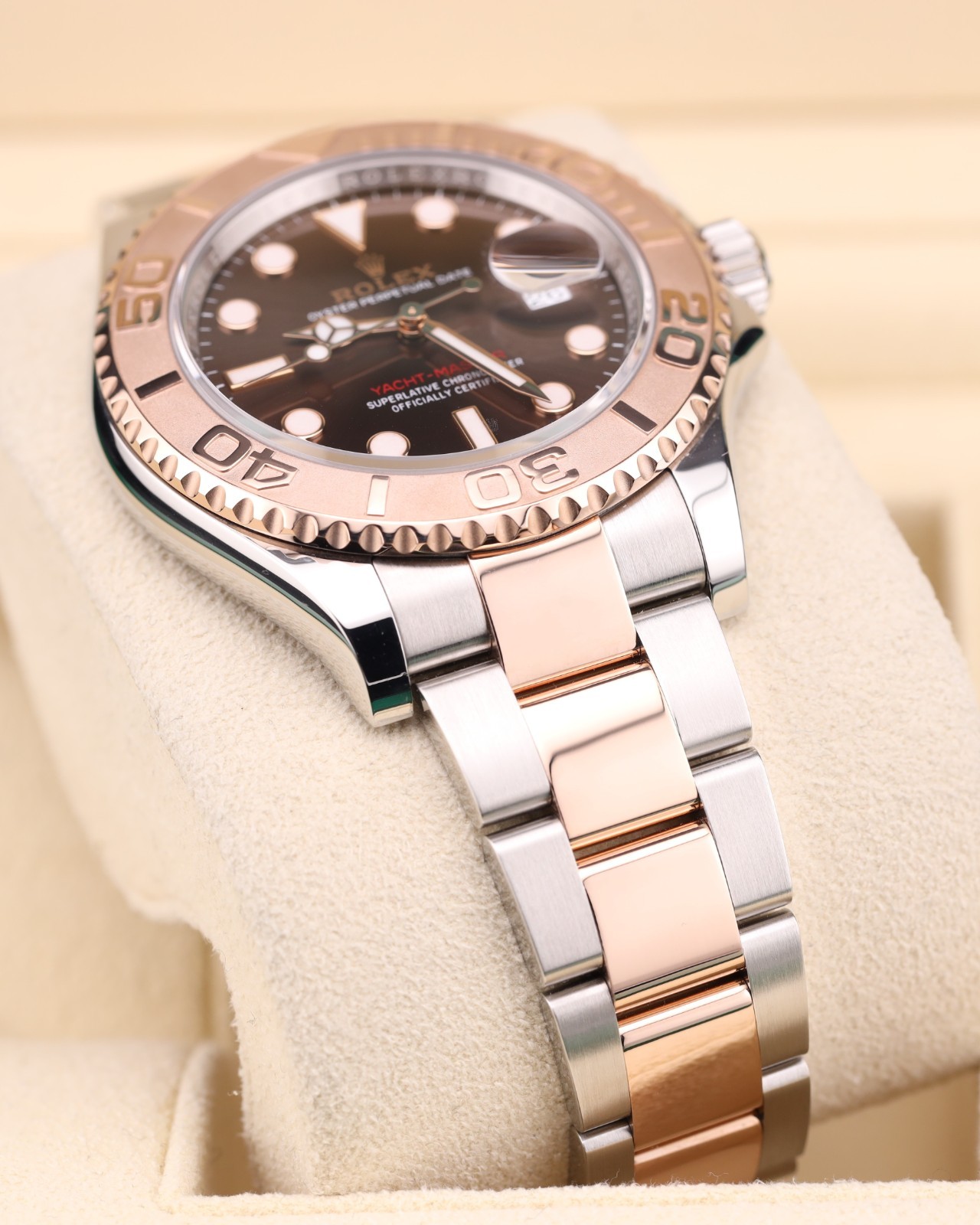 Rolex Yacht-Master 40 Chocolate Dial Two Tone Rose Gold Oyster 126621