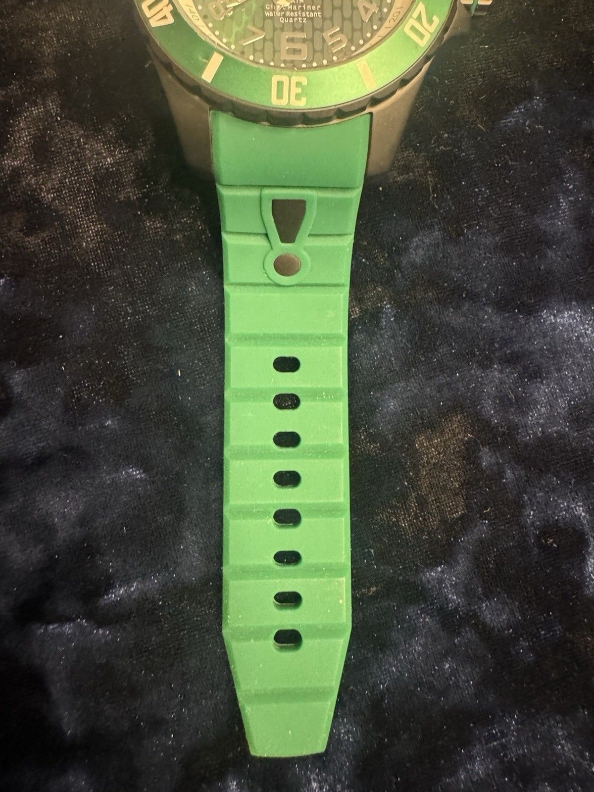 KYBOE! Giant Mariner 55MM Aquamarine Water Resistance Quartz Watch rubber GREEN