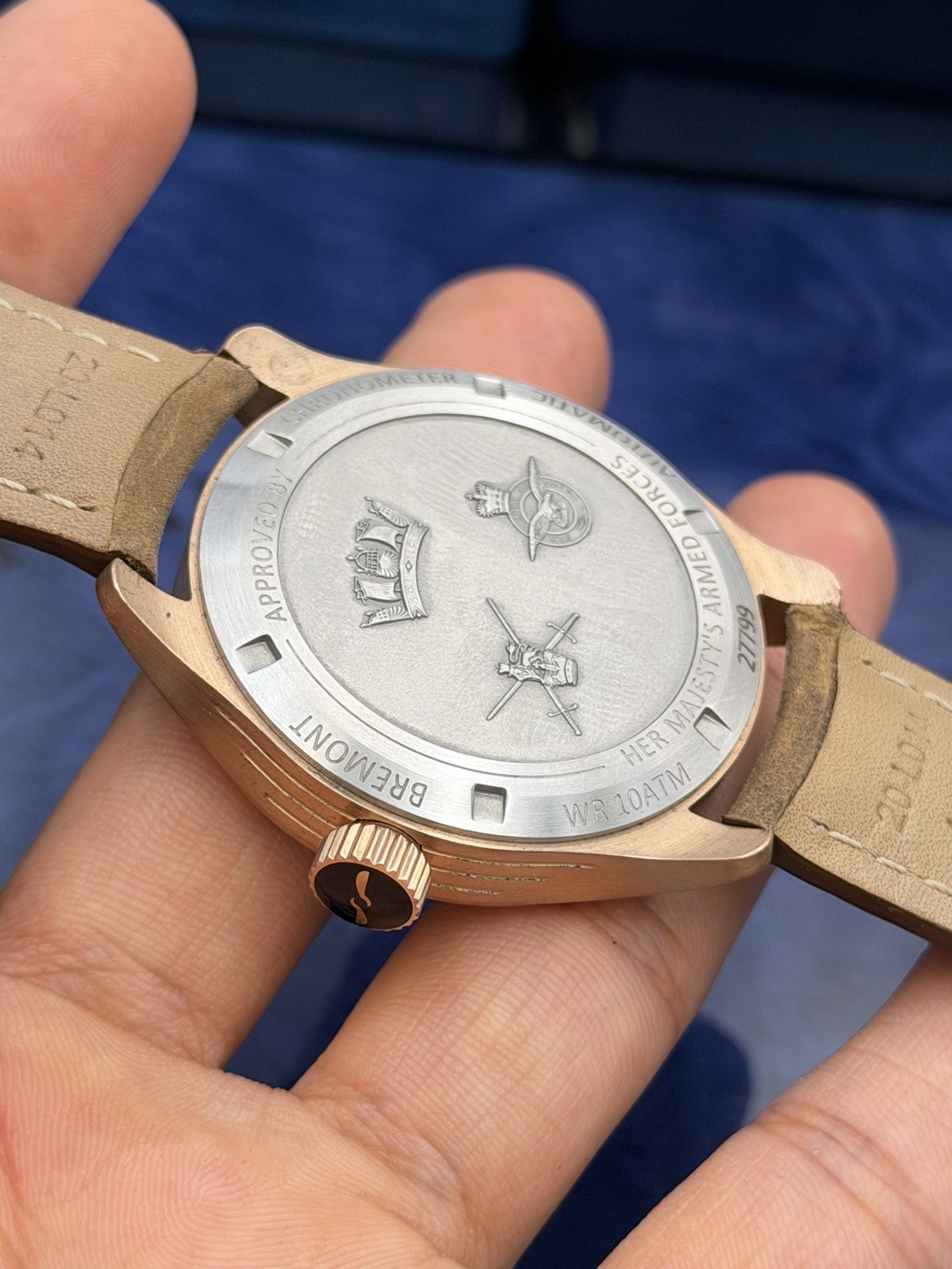 Bremont Broadsword Bronze Automatic 40mm, Blue Dial HMAF