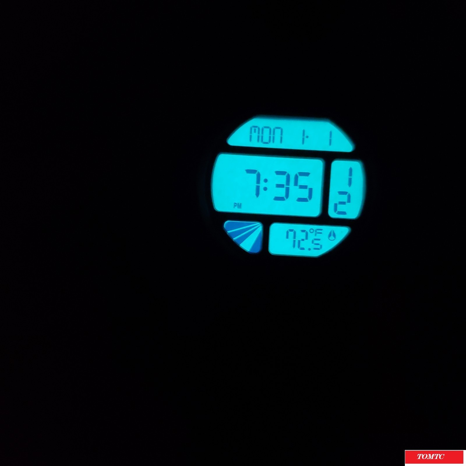 Nixon “The Unit” (Black) 100M Polycarbonate China Movement & Blacklight [11H]