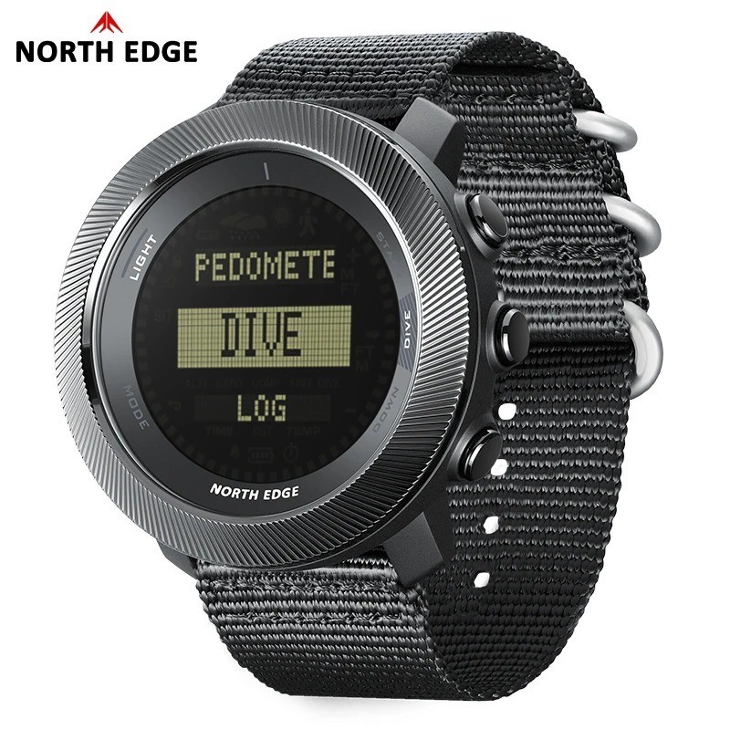 NORTH EDGE APACHE-D Professional Diving Watch Barometer Compass Sports watch