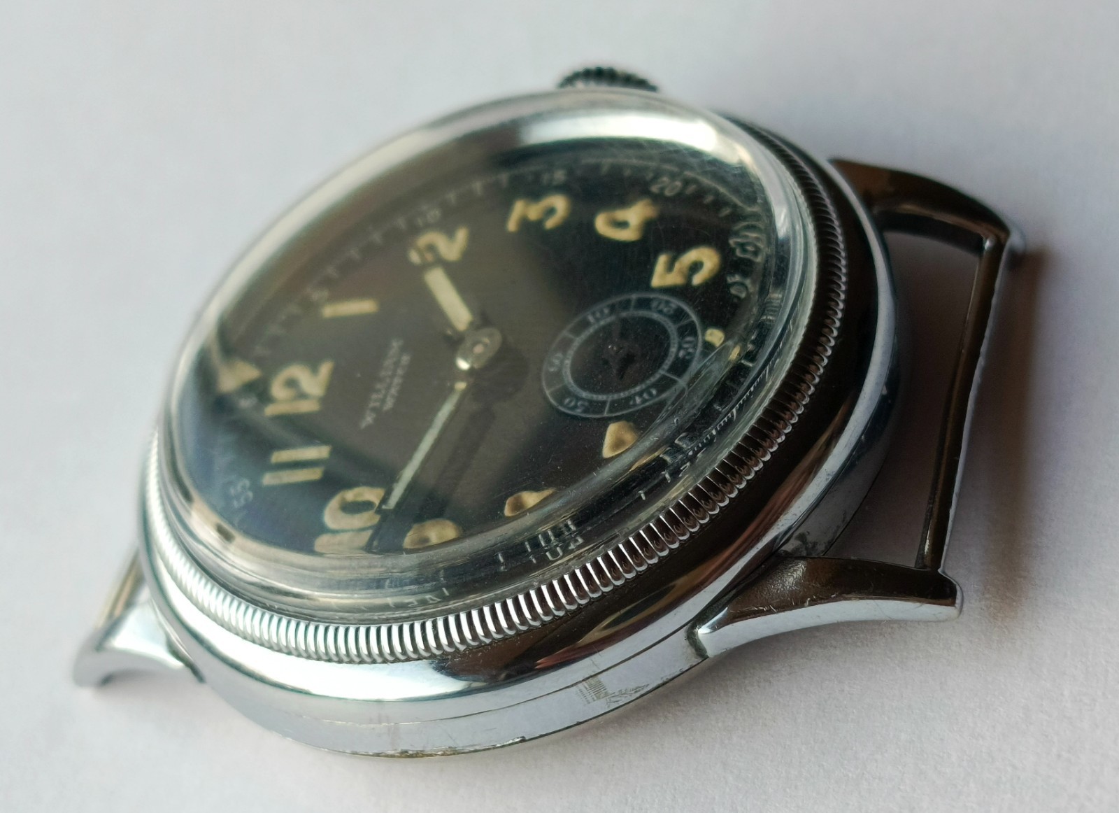 Large 39 mm pilot’s watch William WW2 WK2 Military German Air Force German Army