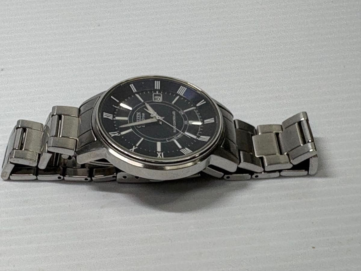 Excellent Condition CITIZEN Eco Drive H415 Radio Solar Date