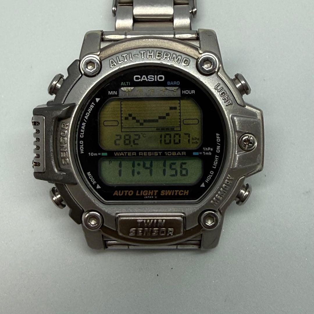 [Battery replaced, wrist size 19cm] Casio Pro Trek PRT-300, working condition