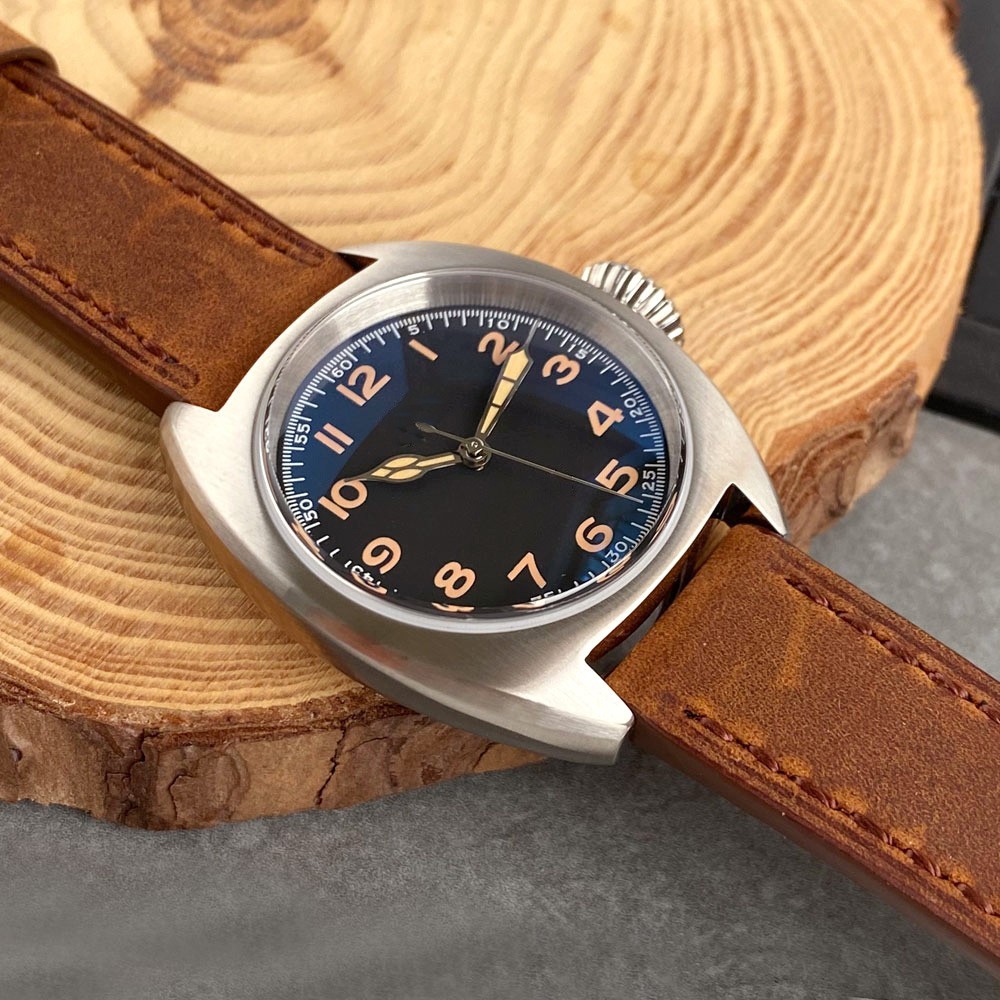 Miyota 8215 Vintage 36mm Automatic 200M Diving Watch Men AR Domed Sapphire Lume