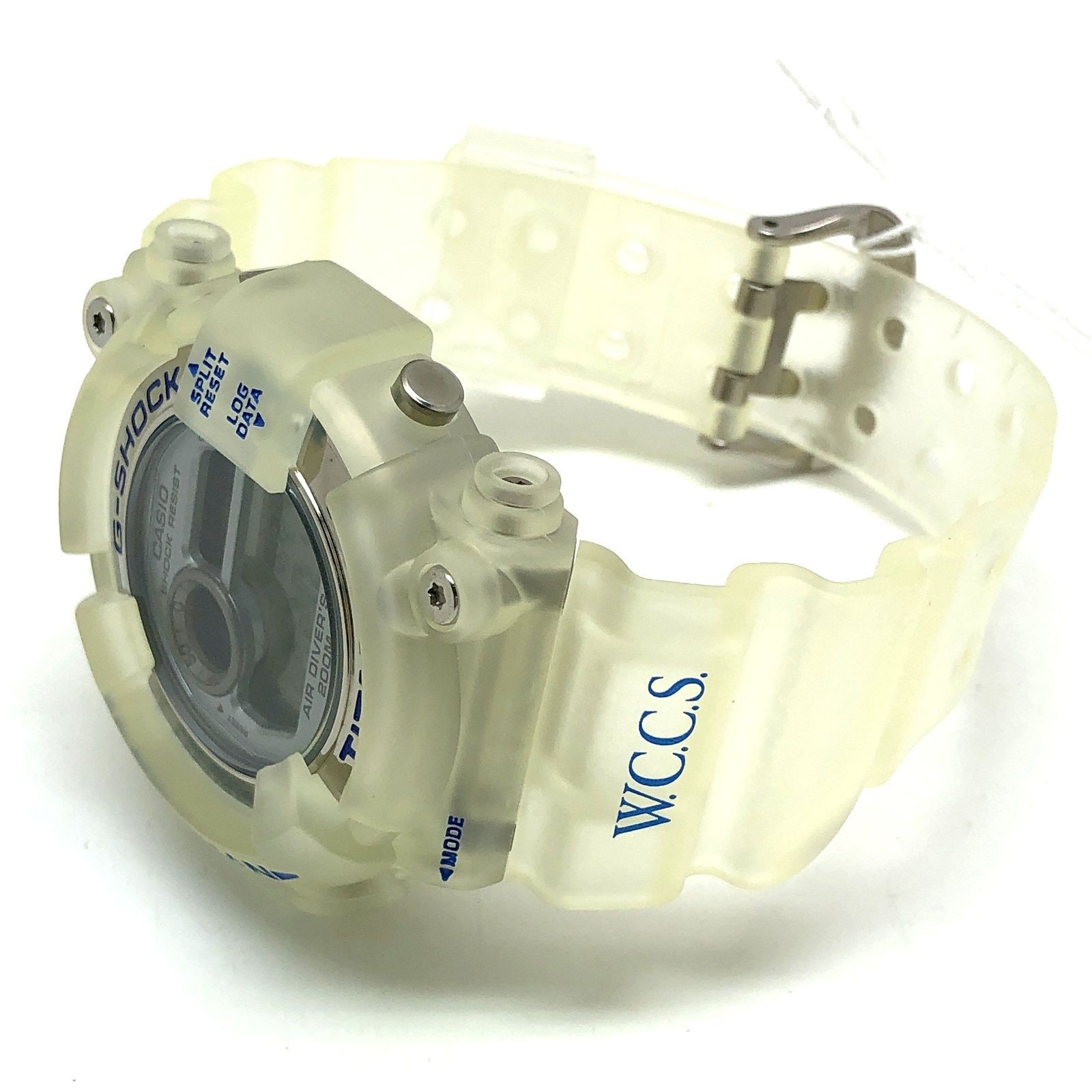 G SHOCK DW 8201WC 2T FROGMAN WCCS Frogman Triple Manta EL Skeleton Blue Logo Rel