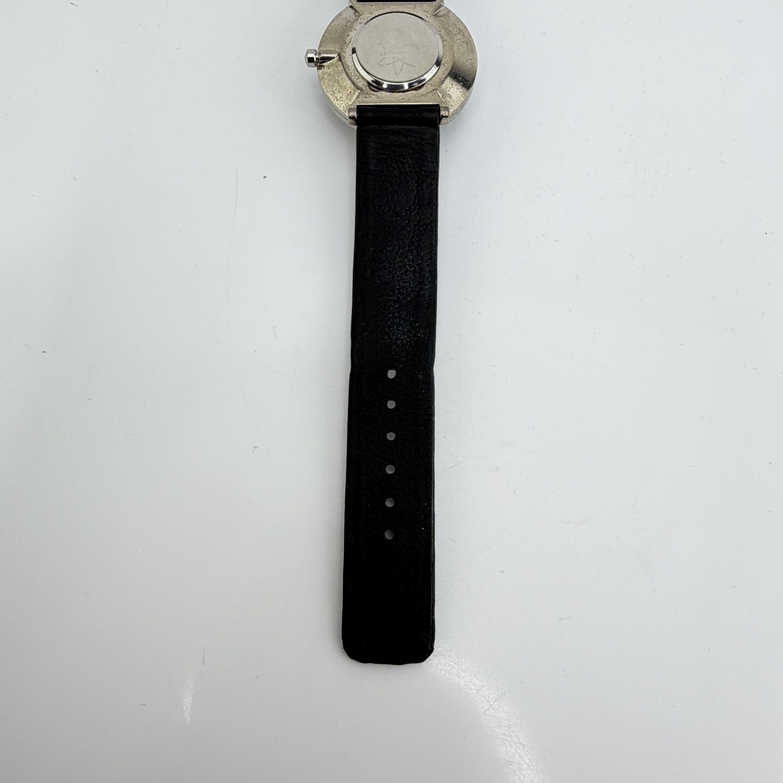 Fusion Atomic Wristwear Womens Watch Multicolor Dial Black Leather Quartz Analog