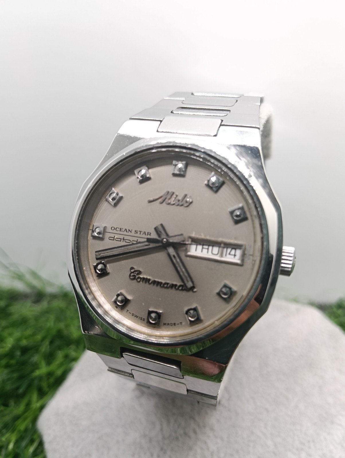 Vintage Mido Commander Ocean Star Datoday 8018