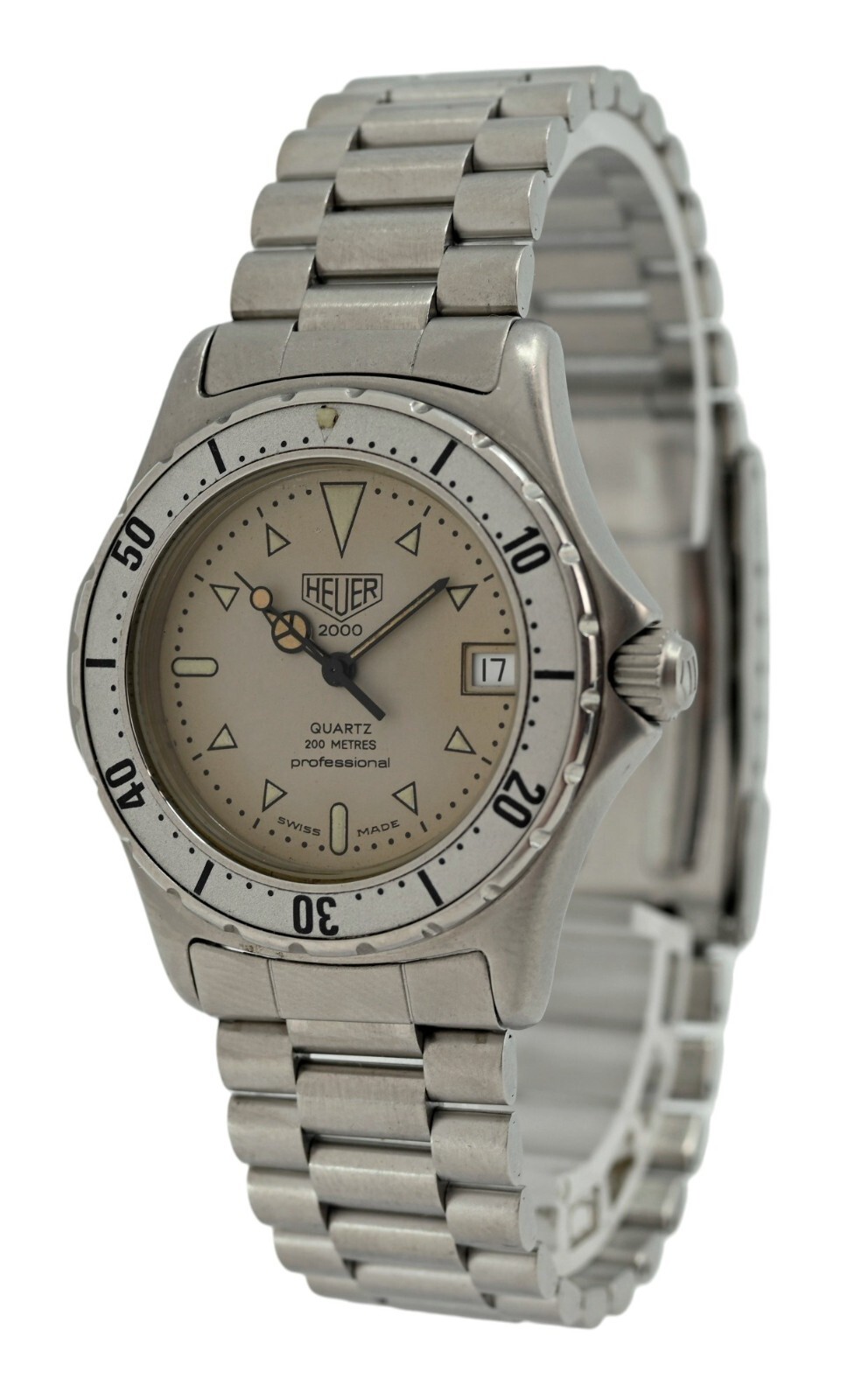 Heuer (Pre-Tag) 34mm Midsize Professional 2000 Series Swiss Watch- Ref 972.013!