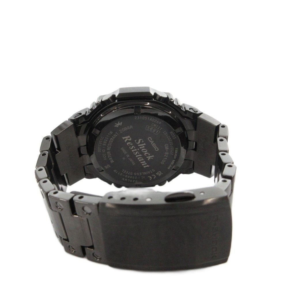 CASIO G SHOCK Watch Solar Radio Ana Digi Bluetooth Full Metal Black GM B2100BD 1