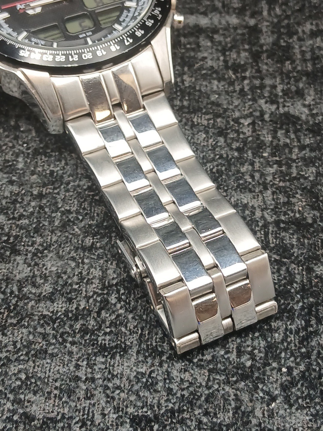 Accurist Skymaster MB929B Chronograph Alarm Quartz Watch Working U1S5