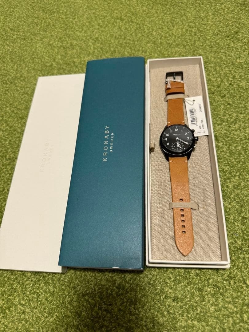 KRONABY Sweden Connected Wristwatch Watch A1000-1908 Analog SS w/ Box r#