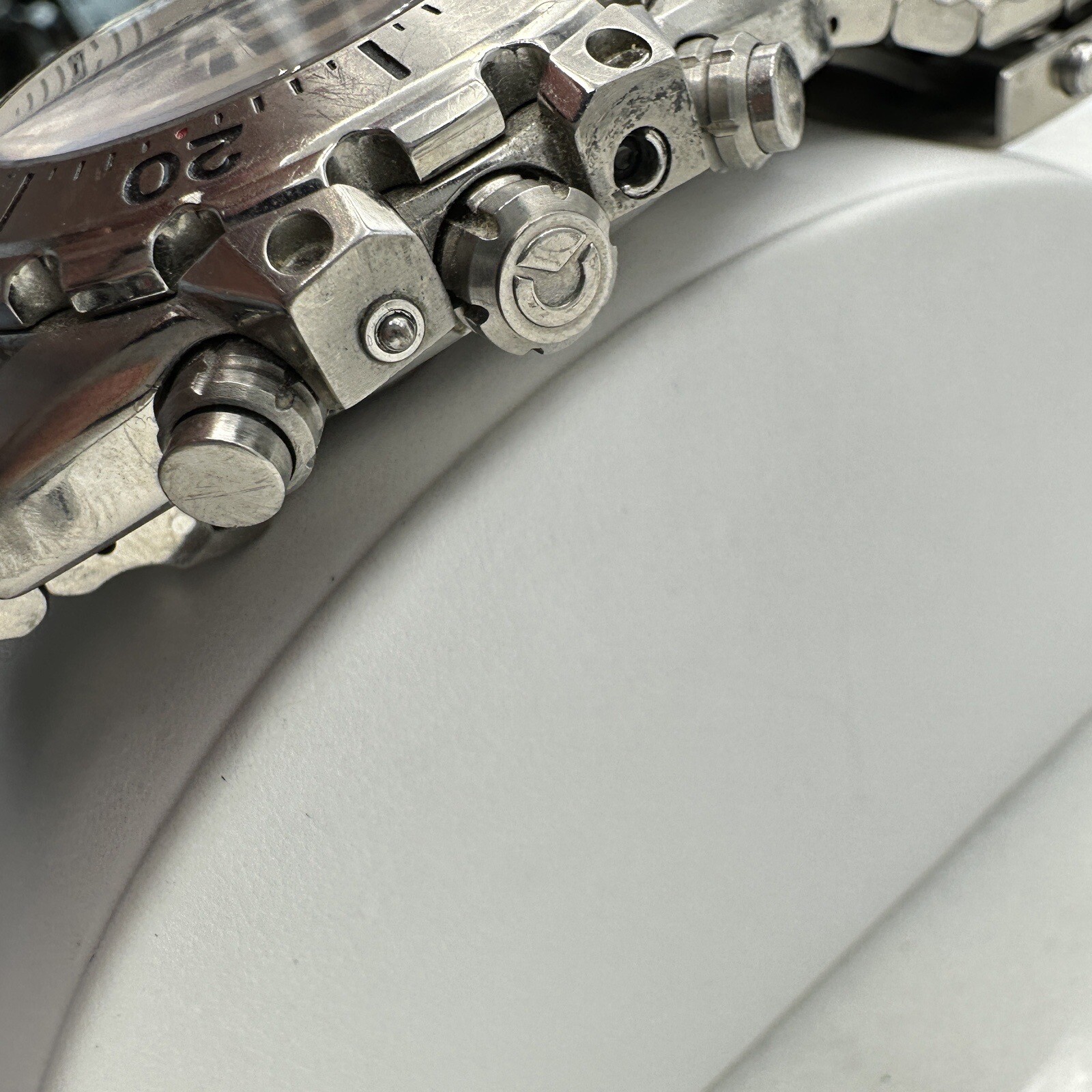 Sector Diver 600 G. Chronograph 200M Titanium 44mm, Wrist Sz. 6.5” Working, READ