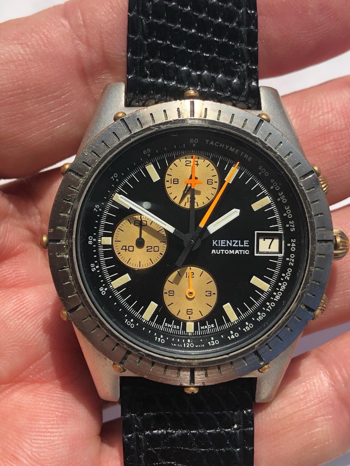 Kienzle Lemania 5100 By Rare Automatic Chronograph Good Working