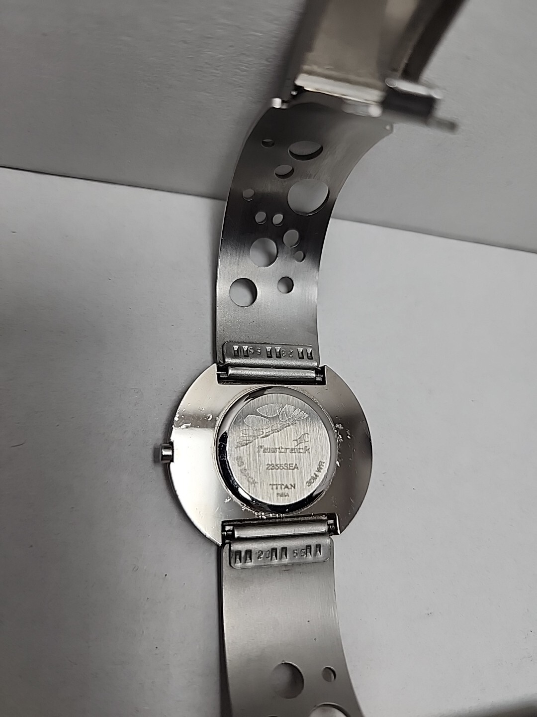 Womens Vintage Fastrack Titan Stainless Steel 2355SEA India Watch New Battery