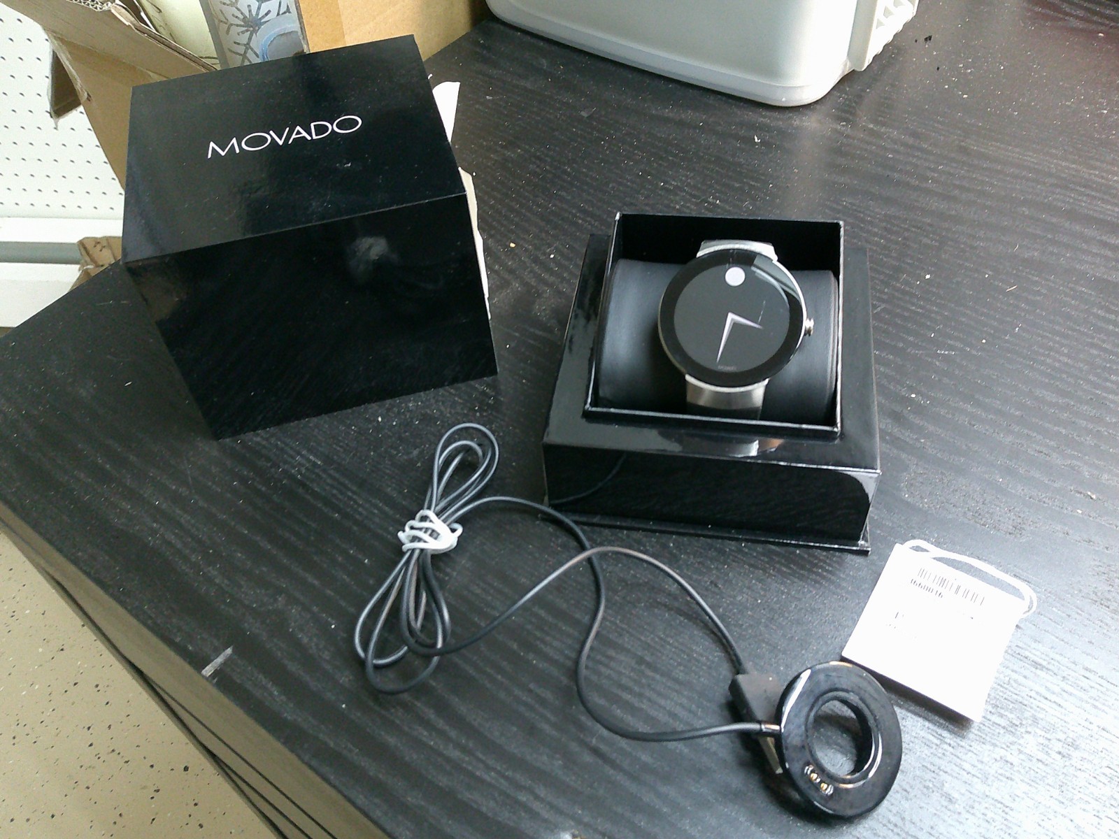 Movado Connect Men’s 46.5 mm Digital Smartwatch Silver Stainless Steel 3660016