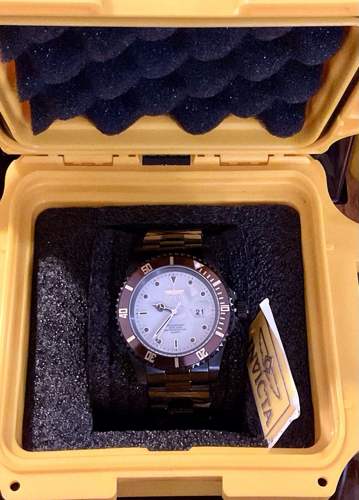 🔥RARE Invicta Pro Diver Collector’s Edition Confidential PROTOTYPE-42mm Black