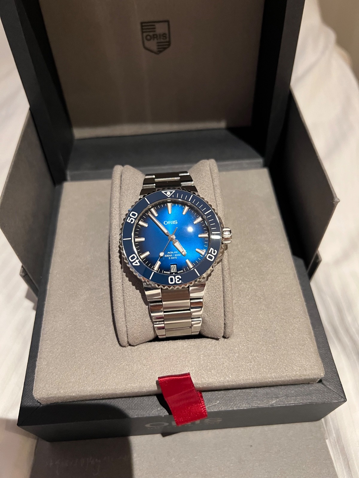 Oris Aquis Blue Men’s Watch – 01 400 7769 4135-07 8 22 09PEB