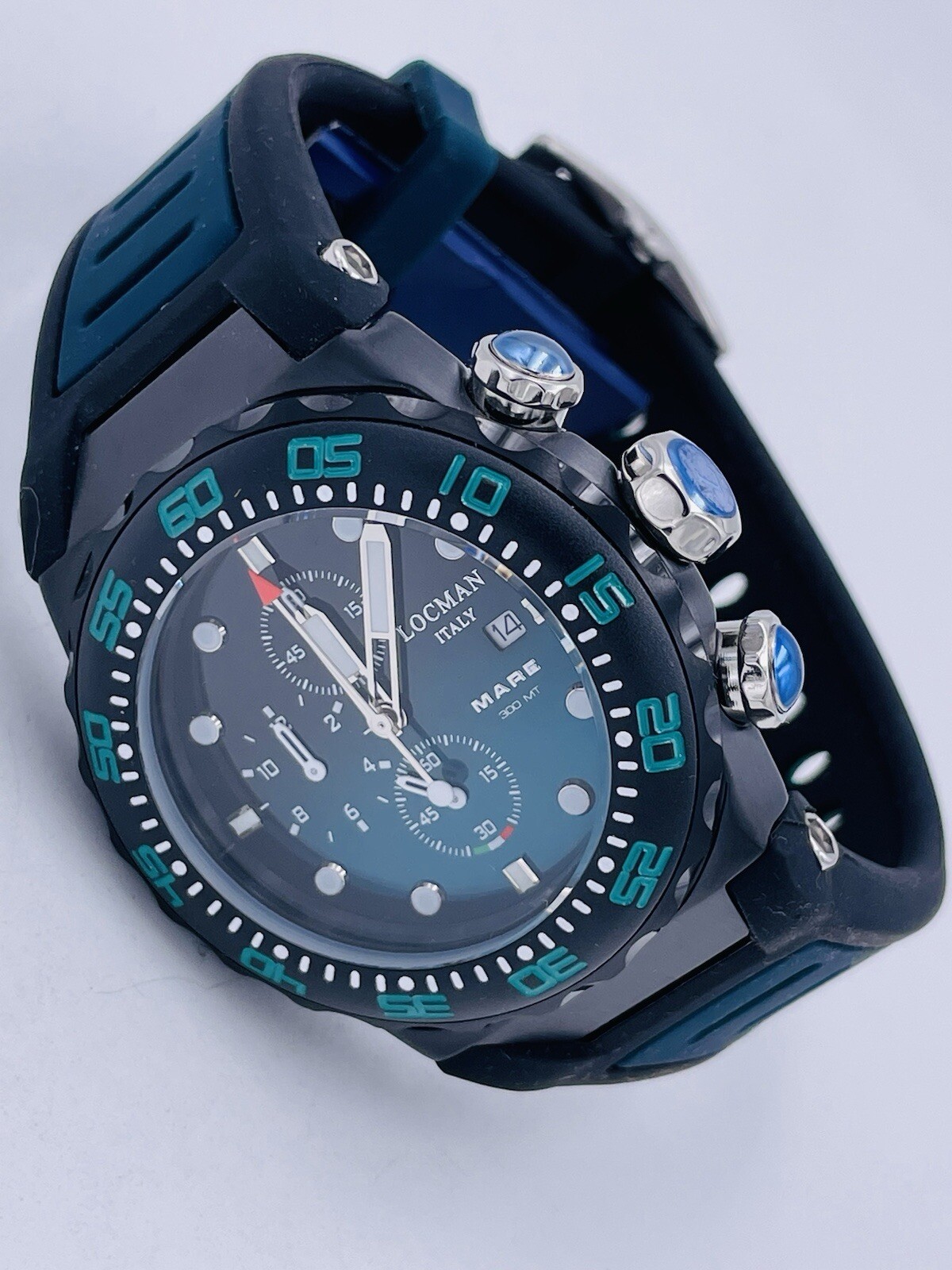 Watch Locman New Sea Chrono 560KKVK/458 Wr300m Steel Very Discounted New