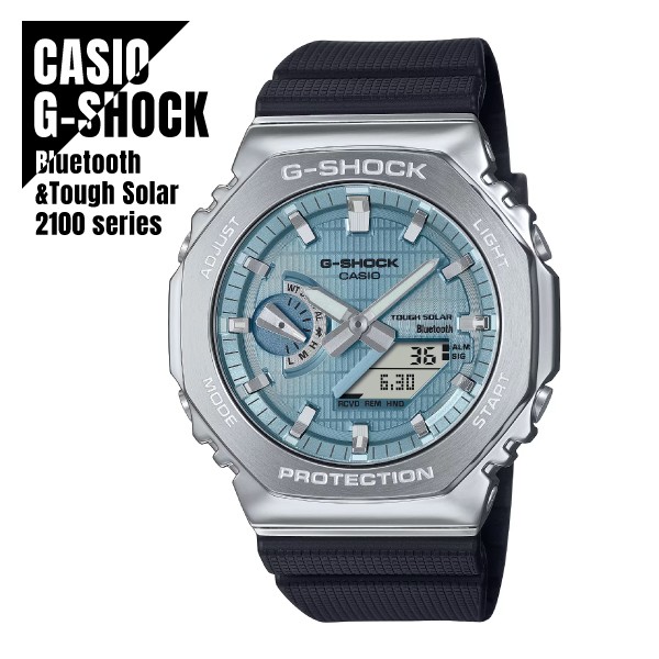 CASIO Casio G-SHOCK G-Shock Tough Solar Mobile Link Black x Silver x Light Blue
