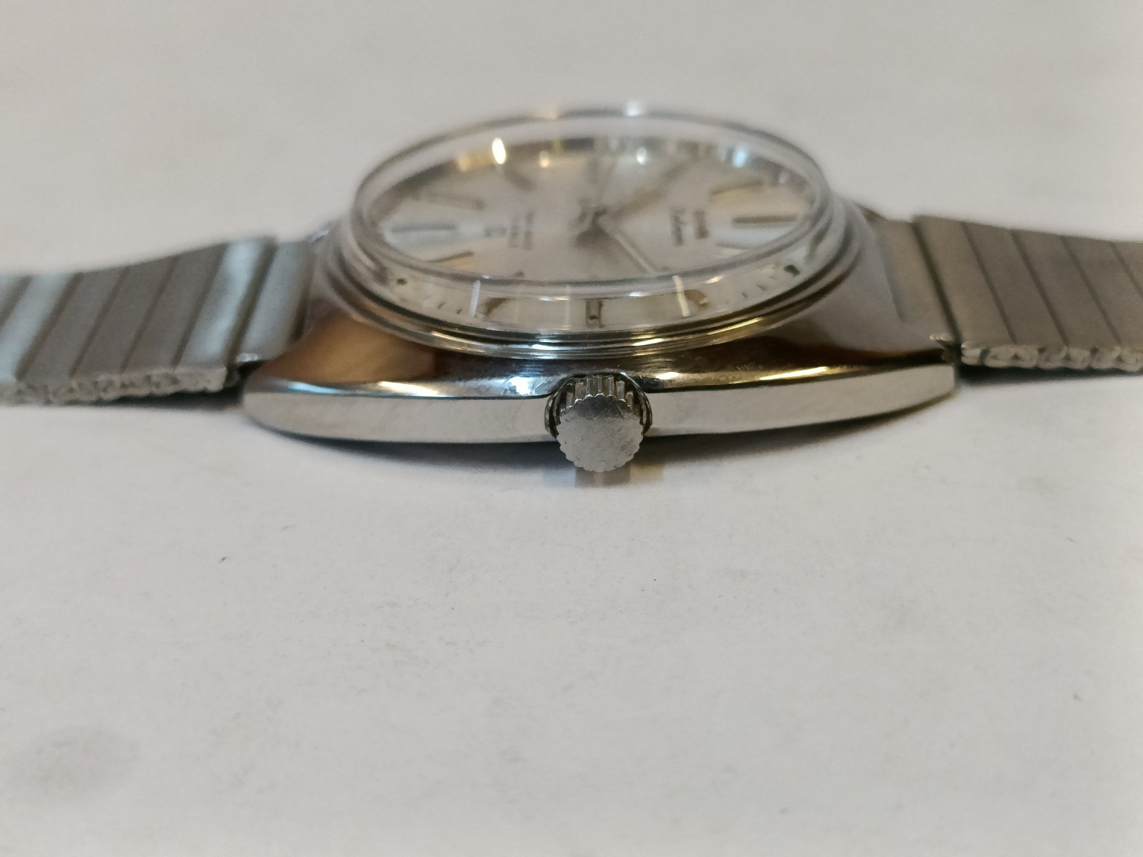 HMT KOHINOOR 17J WINDING SILVER DIAL 0231 INDIA MEN’S WORKING CONDITION