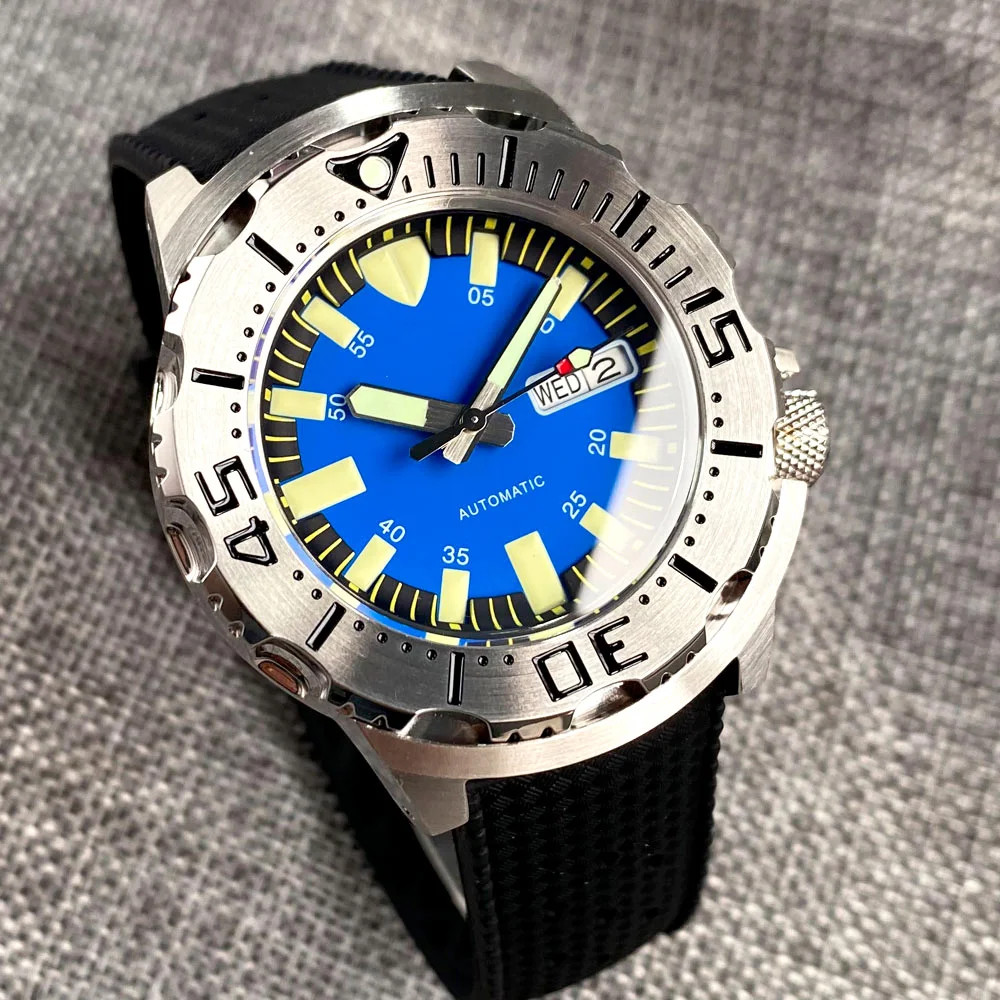 42mm Tandorio Monster NH36A Automatic Diving Men’s Watches Sapphire Glass 20ATM