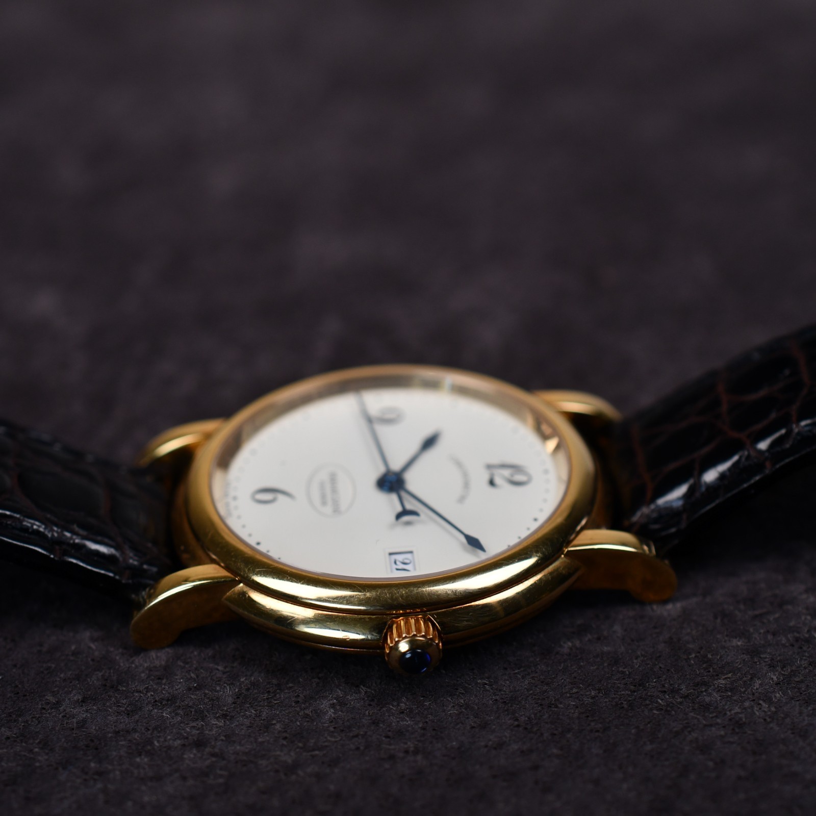 Parmigiani Fleurier Basica 18k Rose Gold 37mm Ref C04440 Automatic Cal PF340
