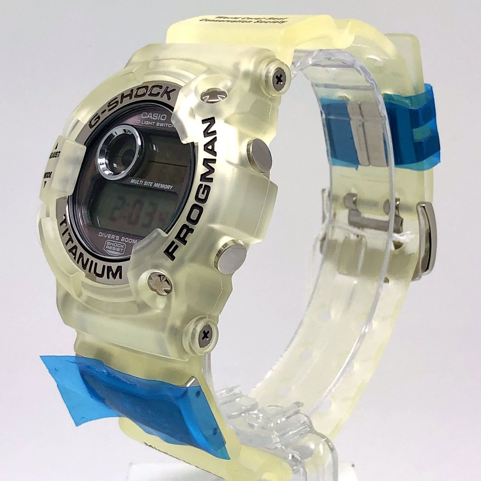 G SHOCK DW 9900WC 5T FROGMAN WCCS Frogman Skeleton Double Manta Brown Black Logo