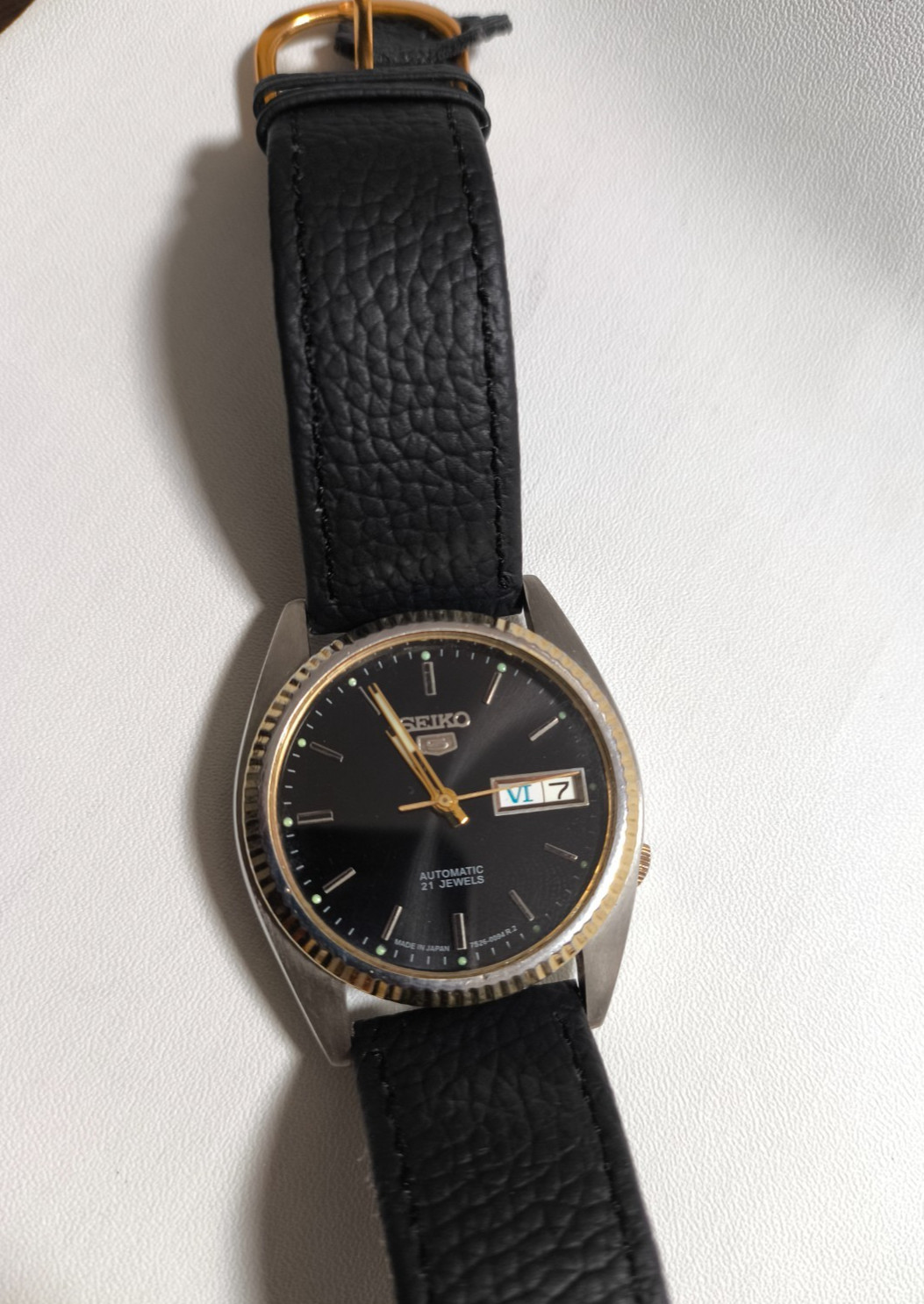 Seiko 5 Automatic 7S26-0500 A4 Black 21 Jewels