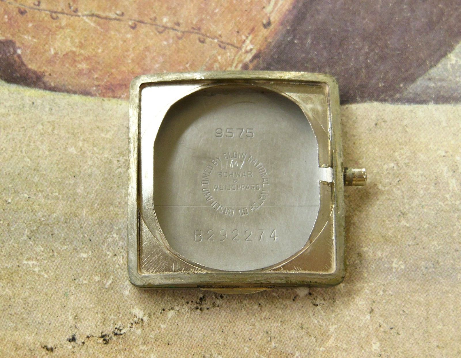 1950’s Vintage ELGIN SHOCKMASTER, Stunning Silver Dial, Serviced