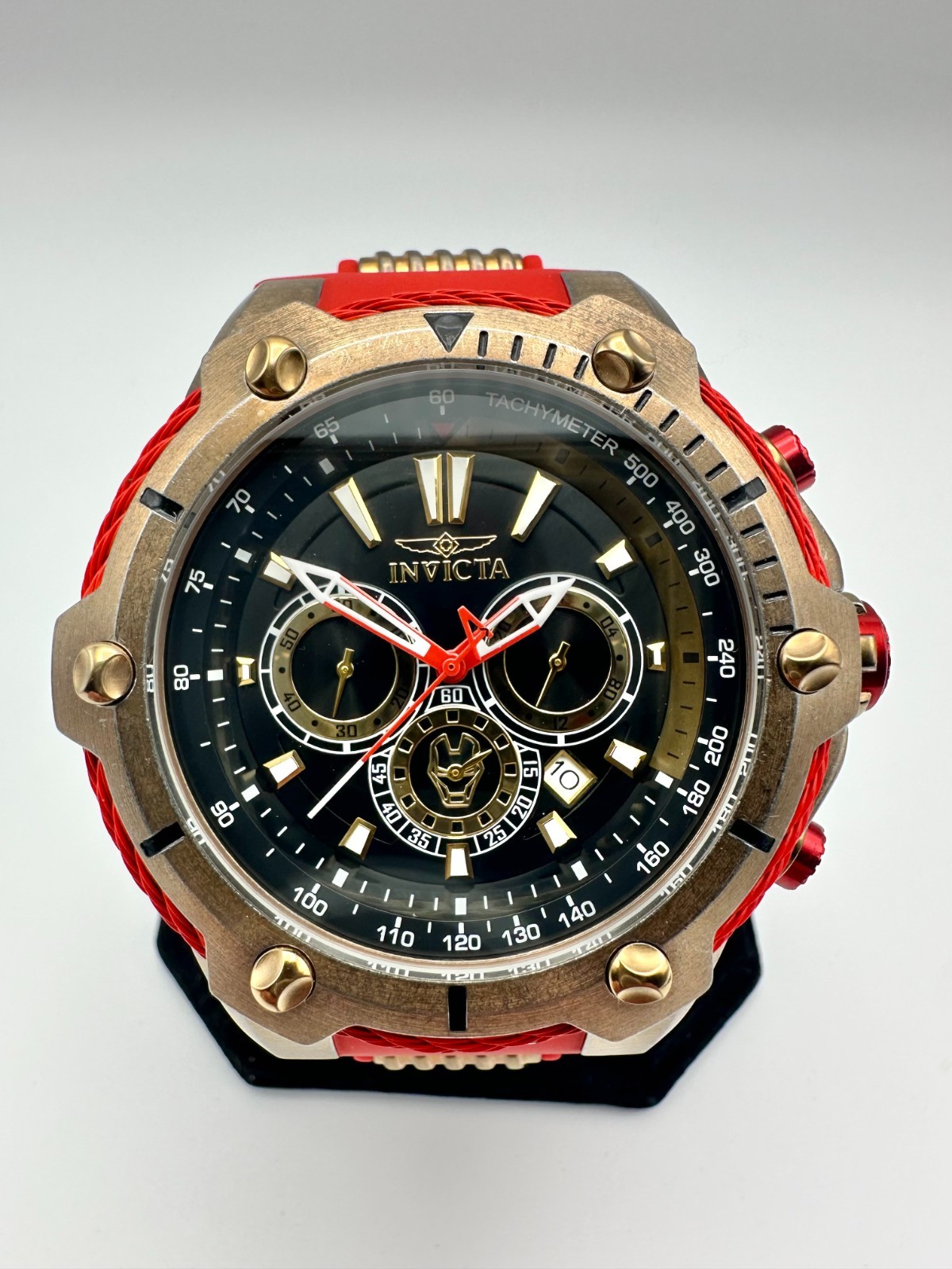 INVICTA Marvel ‘Iron Man’ Quartz Limited Edition 53mm Chronograph Watch