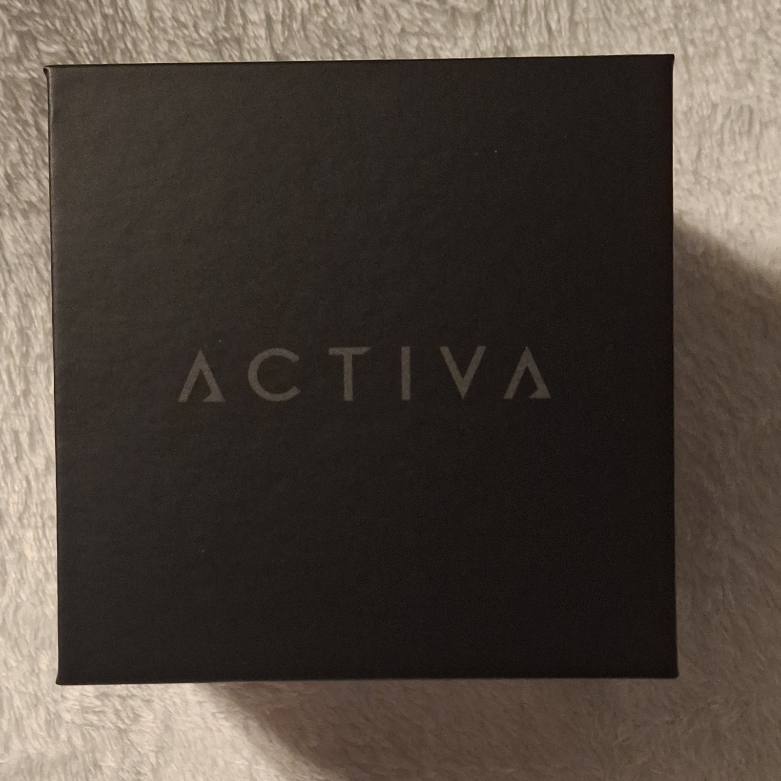 Activa Digital Quartz Sport Wristwatch Black Rubber Strap Red Bezel Box Manual