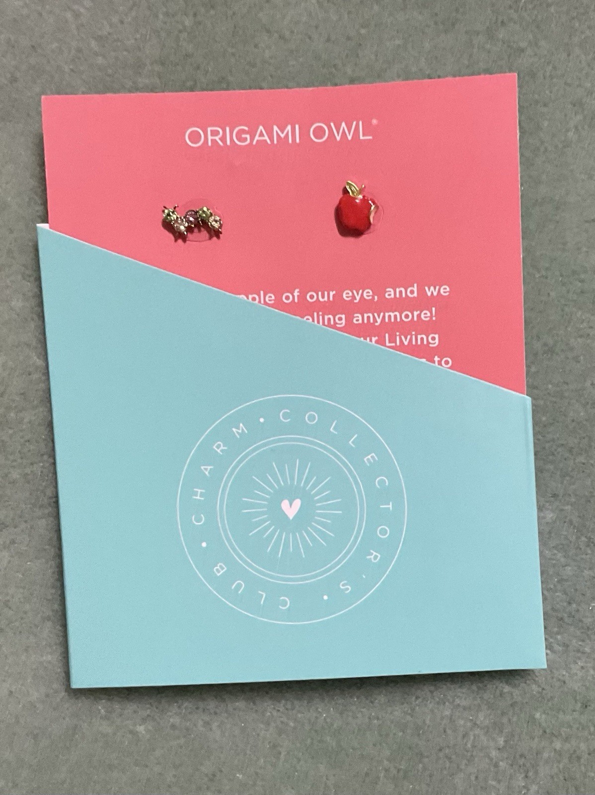 Origami Owl Signature 2 Locket Wristwatch Quartz Analog Bracelet w/ Box/charms