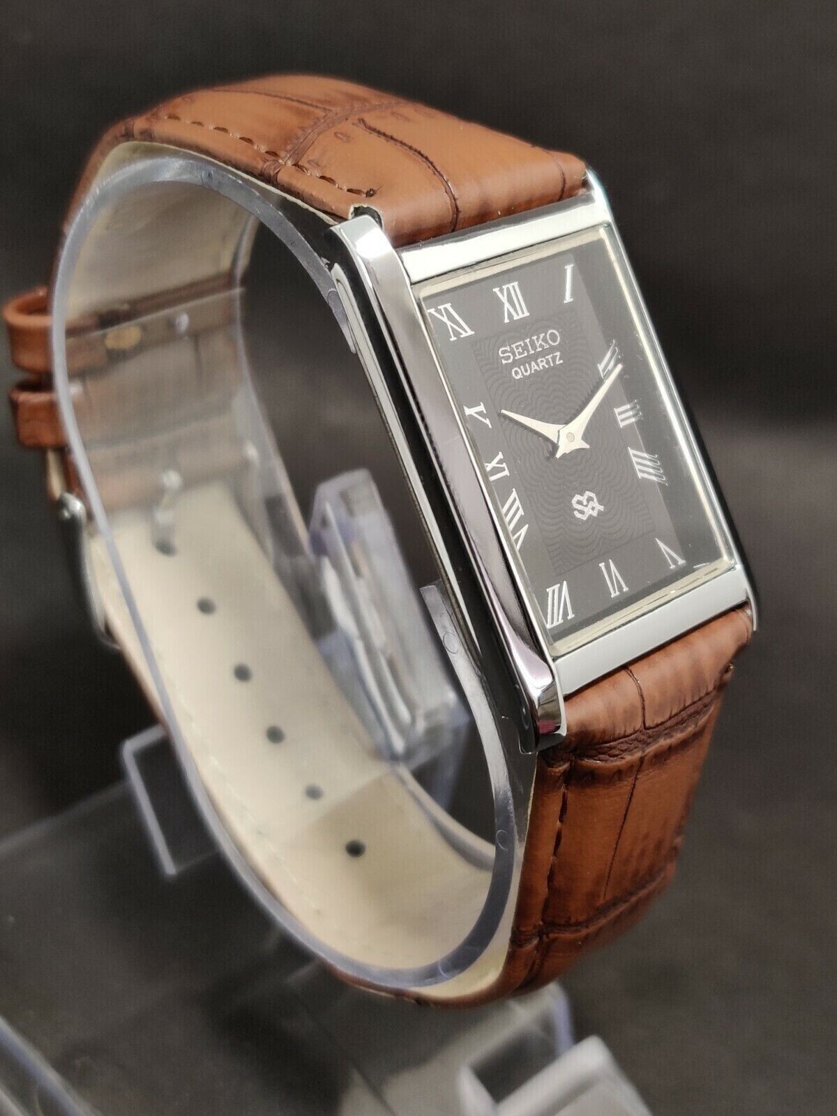 Vintage Seiko Slim Quartz Men’s Wrist Watch – Comes With New Battery, New Band