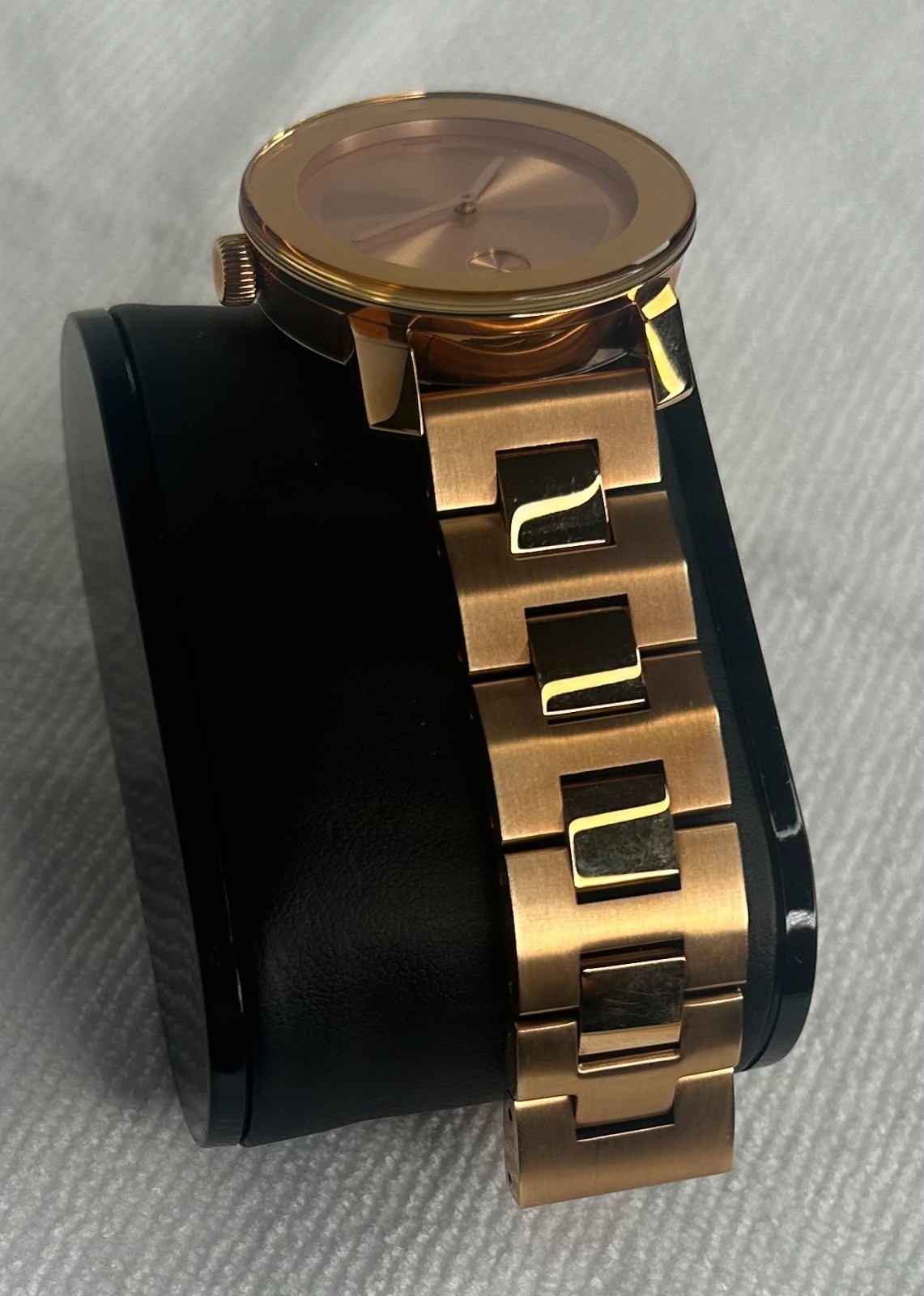 Movado Bold Rose Gold Ion-Plated Stainless Steel 36 mm Watch Box Set 3600342