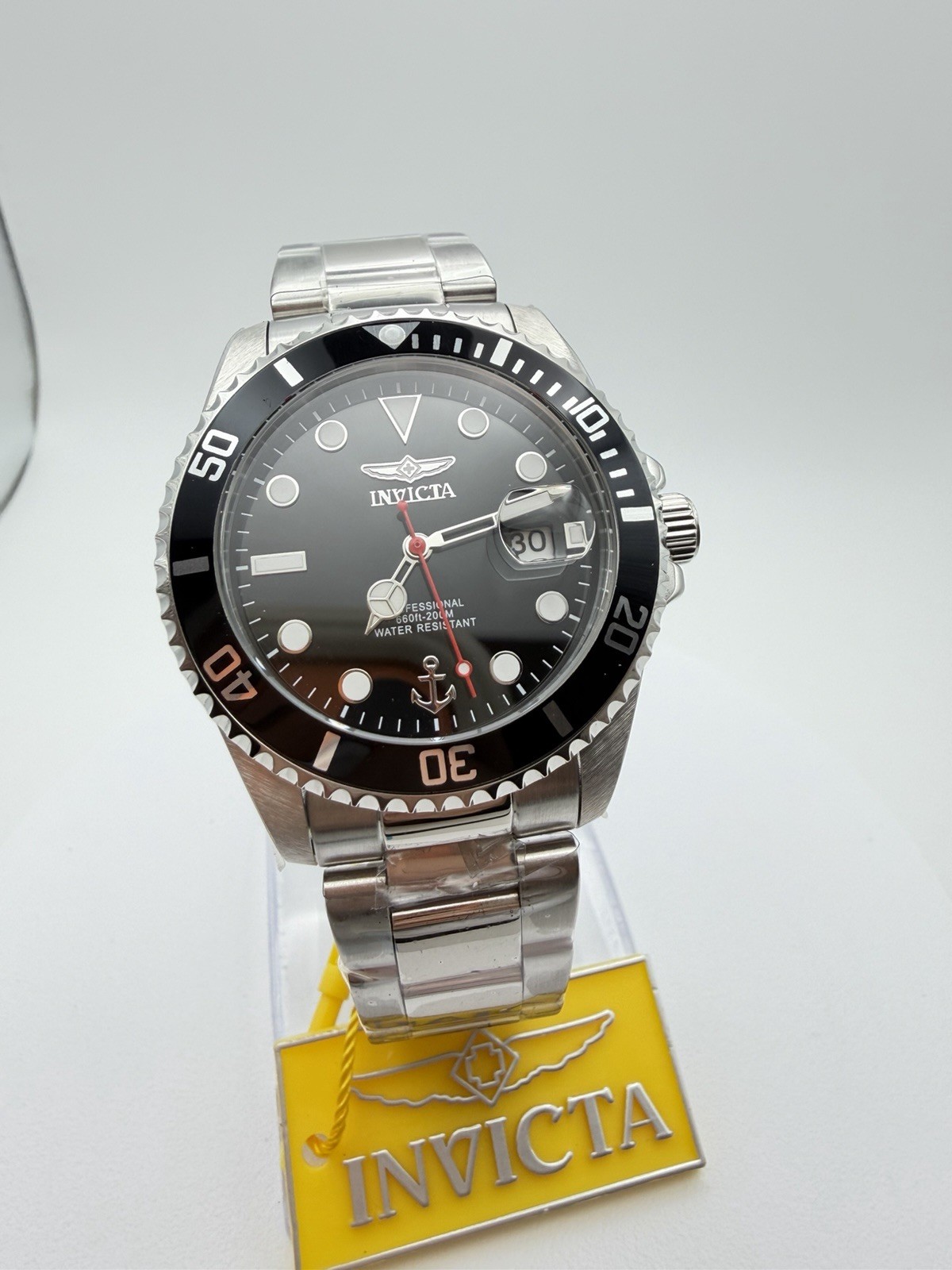 48660 Invicta Lady Stainless Steel Black Dial. 38mm. Pc32 Quartz