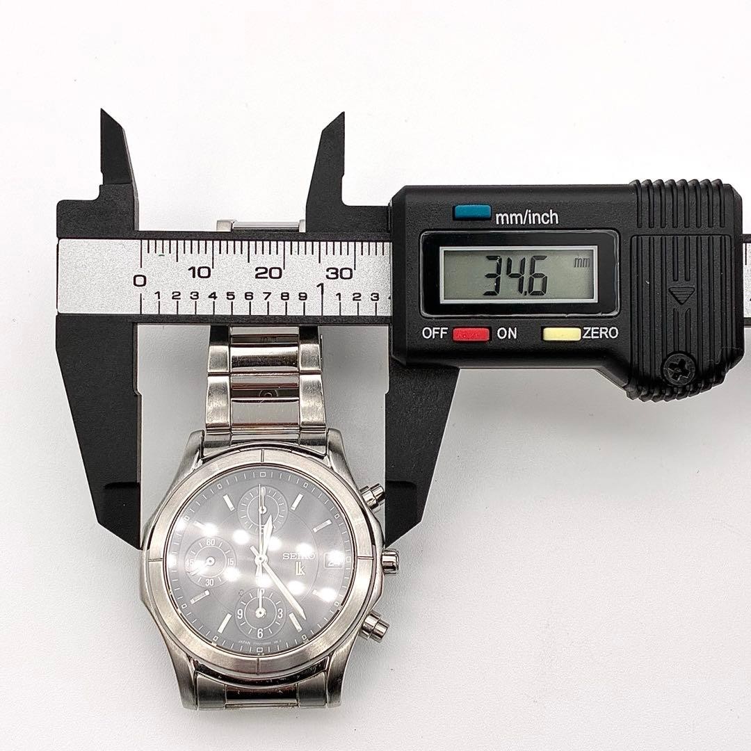 Seiko Lukia Quartz Chronograph Watch 34mm Cal 7T92 Wrist 15cm/5.9in