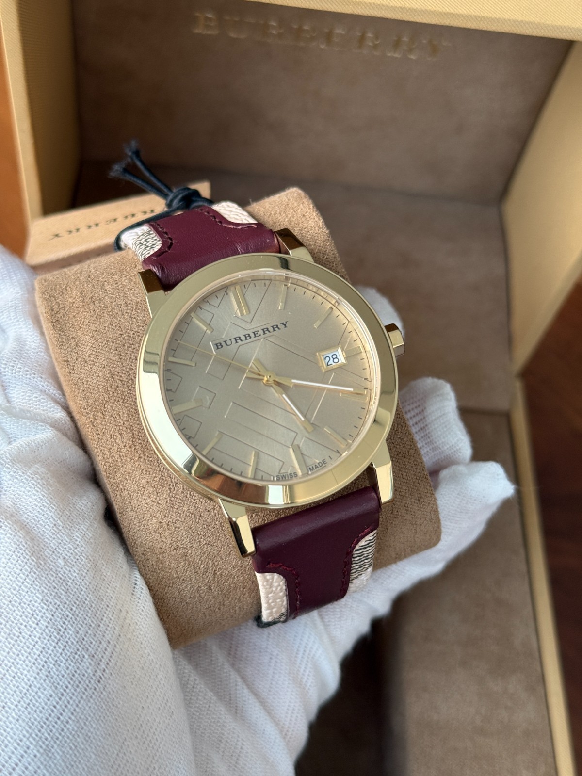 Burberry The City Gold BU9017 Gold Tone Women’s Watch