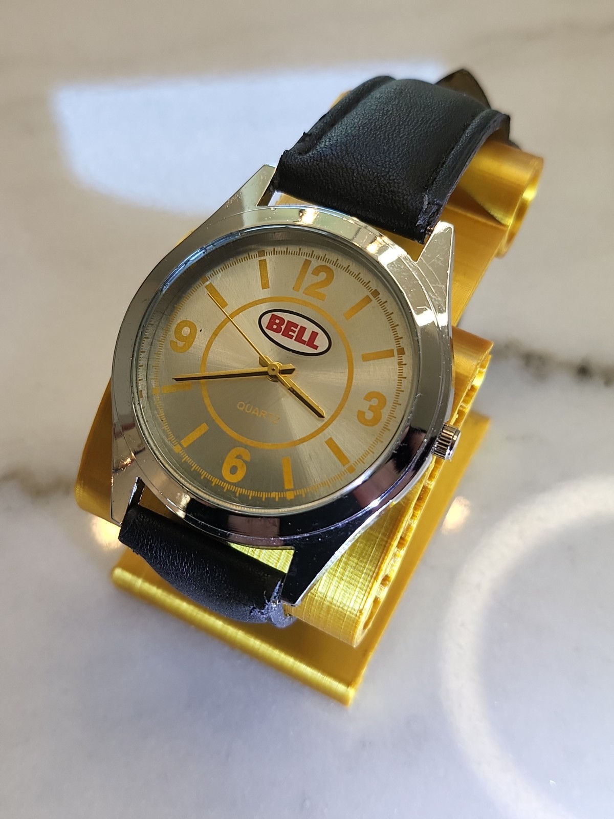 Men’s Quartz Watch Working New Battery Motorcycle 40mm Bell Helmets Racing Works